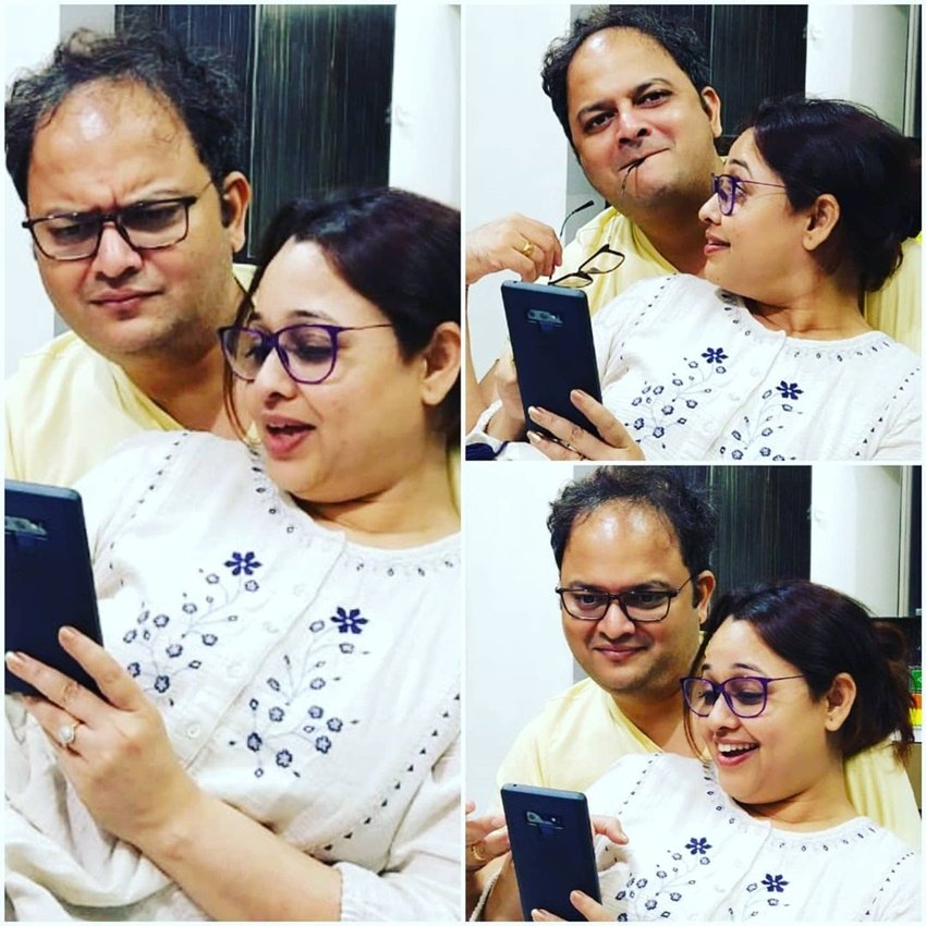 सोनालिका जोशी अकसर अपने पति के साथ की तस्वीरें शेयर करती रहती हैं।