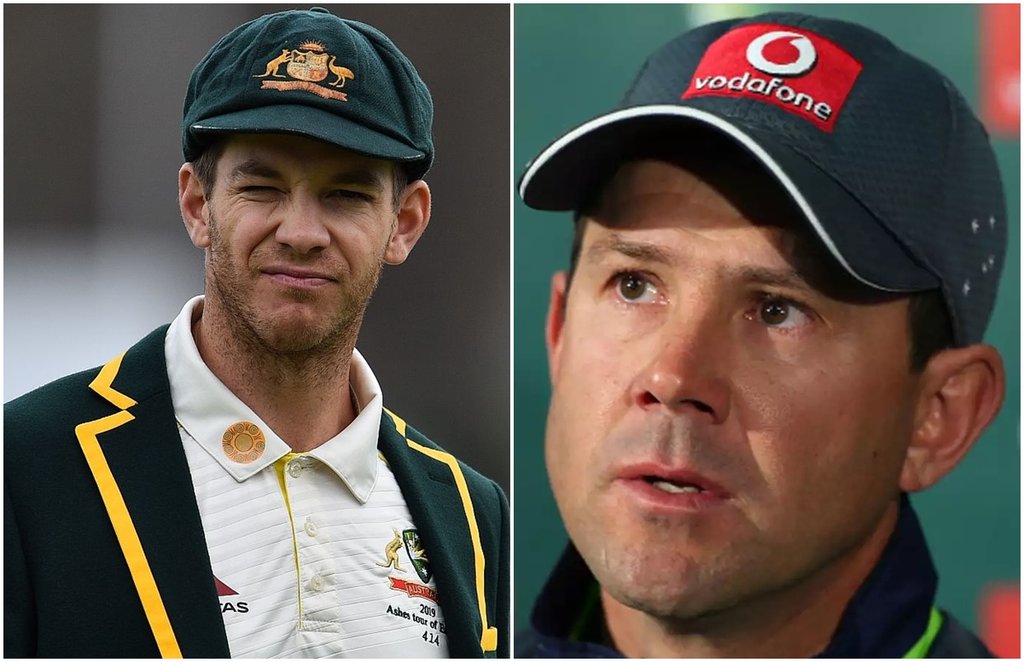 Tim Paine Ricky Ponting Ind vs Aus