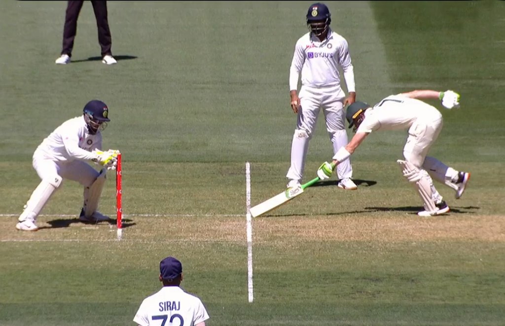 Tim Paine Run Out Third Umpire Shane Warne IND vs AUS
