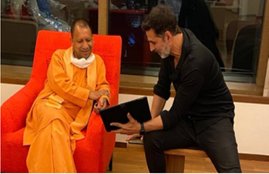 akshay kumar, yogi adityanath, up film city