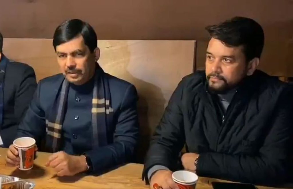 Shahnawaz Hussain, Anurag Thakur