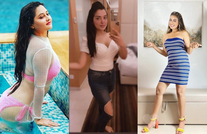 Bhojpuri Actress: भोजपुरी फिल्म इंडस्ट्री ने पिछले एक दशक में काफी तरक्की कर ली है। तकनीक से लेकर कहानी तक में भोजपुरी फिल्मों ने बहुत सुधार किया है। इन सालों में इंडस्ट्री की पॉपुलारिटी भी बढ़ी है। भोजपुरी फिल्म एक्टर्स की फैन फॉलोइंग में भी अच्छा खासा इजाफा हुआ है। सोशल मीडिया में भी भोजपुरी एक्टर्स को बड़ी संख्या में लोग फॉलो करते हैं। तमाम भोजपुरी एक्ट्रेसेज का सोशल मीडिय़ा में बोल्ड अंदाज भी देखने को मिलता है। आइए देखें वेस्टर्न आउटफिट में कुछ भोजपुरी अभिनेत्रियों की लेटेस्ट वायरल तस्वीरें: