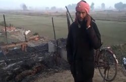यूपी: आजमगढ़ में दलित का ढाबा जलाया, मुफ्त में मीट ना देने पर दबंगों ने ढाया कहर
