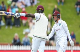 Jason Holder, John Campbell, Jason Holder half century, New Zealand vs West Indies