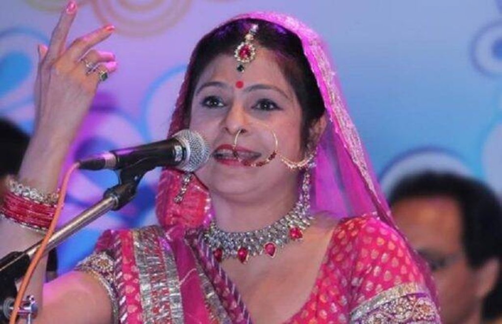 लोक गायिका मालिनी अवस्थी।