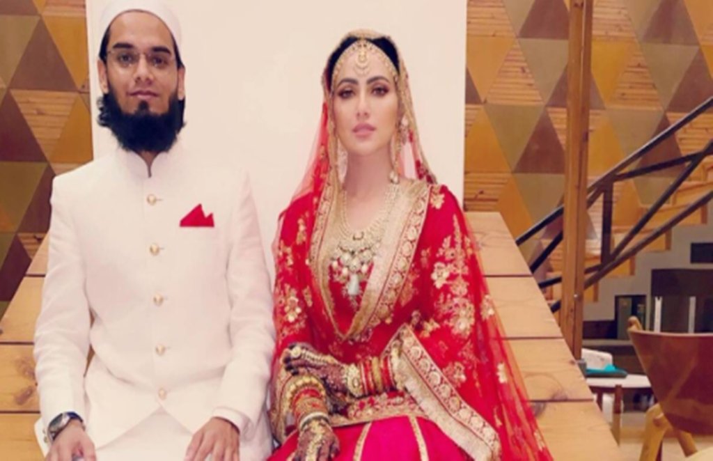 sana khan, mufti anas sayed, sana khan marriage