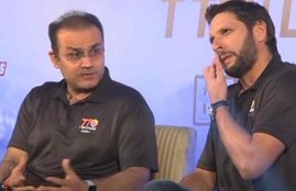 Shahid Afridi, Virender Sehwag, interview, video watch