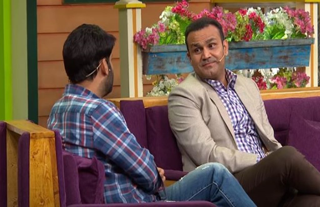 Virender Sehwag, The Kapil Sharma Show, Kapil Sharma Virender Sehwag, The Kapil Sharma Show, Kapil Sharma