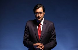arnab goswami, republic TV, farm bill, BJP, Left, RSS, farmers protest, TV debate, jansatta