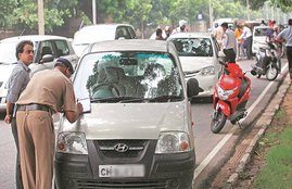 traffic challan, vehicle fine