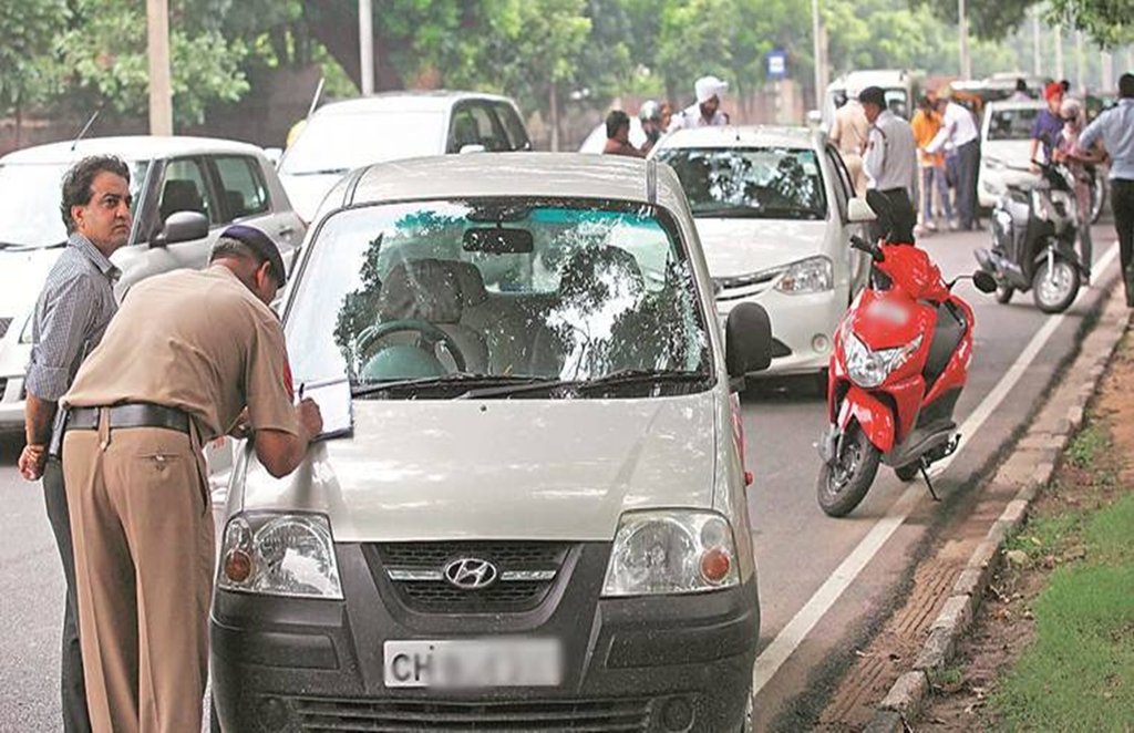 traffic challan, vehicle fine