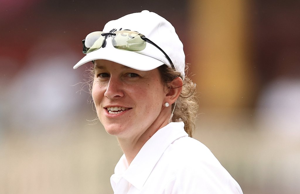 Claire Polosak India vs Australia Female Umpire