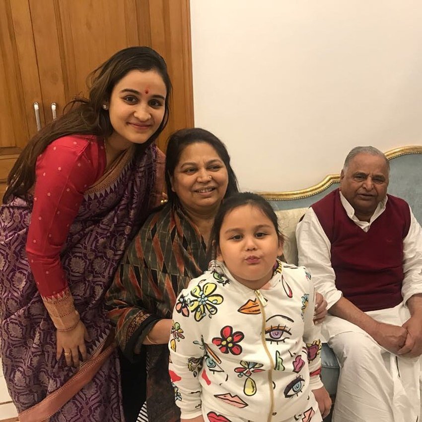 Dimple Yadav MIL, Akhilesh Yadav Stepmother, Mulayam Second Wife