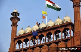 Farmer Protest, Lal Quila, Red Fort