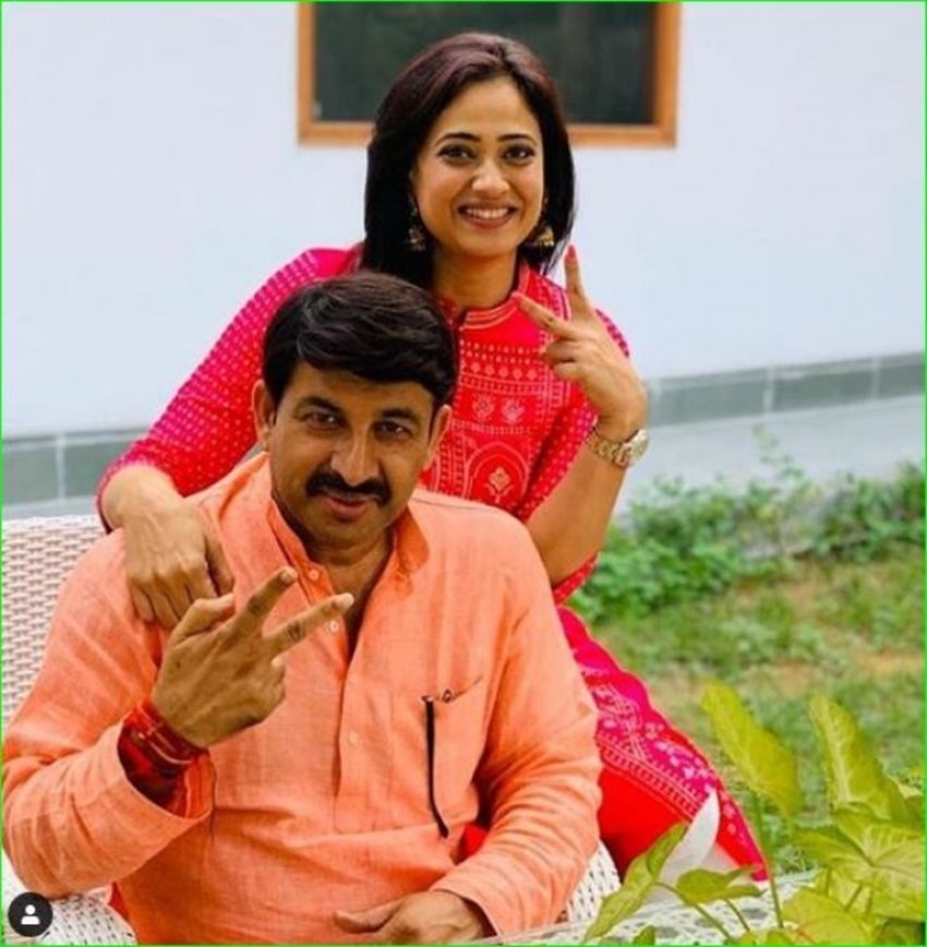 Manoj tiwari divorce, manoj tiwari second wife