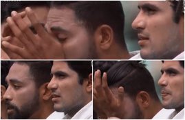 mohammed siraj tears National Anthem