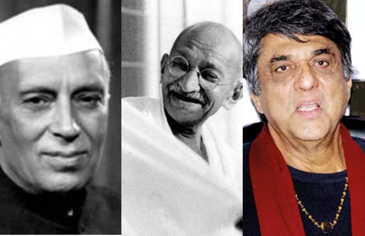 Mukesh Khanna, Gandhiji , Mahatma Gandhi, Jawahar Lal Nehru, Mukesh Khanna