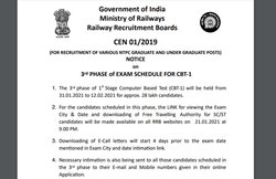 RRB NTPC 2021 Admit Card: देखिए आरआरबी एनटीपीसी ऑनलाइन परीक्षा का पैटर्न और जरूरी अपडेट