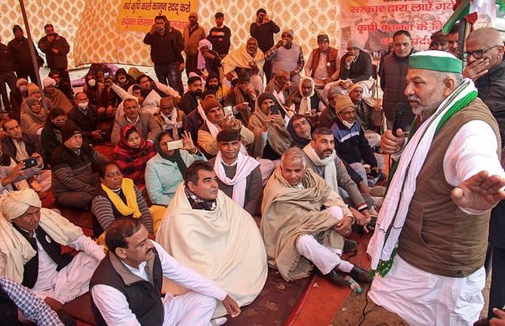 farmers protest, rakesh Tikait
