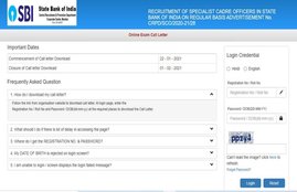 SBI, sbi so recruitment, SBI SCO Admit Card 2020, sbi recruitment