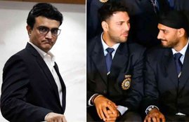 Sourav ganguly, yuvraj singh, harbhajan singh, the kapil sharma show