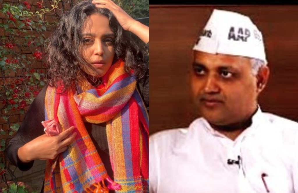 Swara Bhaskar, CM Yogi Adityanath, UP CM Threatened by AAP MLA, Somnath Bharti,