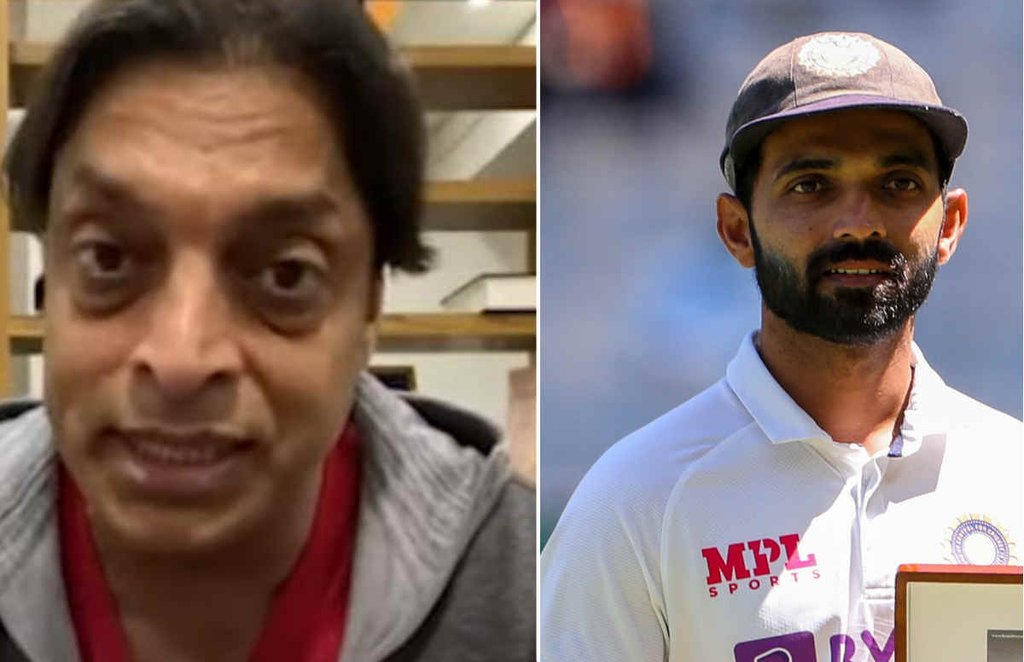 Shoaib Akhtar, Ajinkya Rahane, Jasprit Bumrah, Akhtar, Rahane