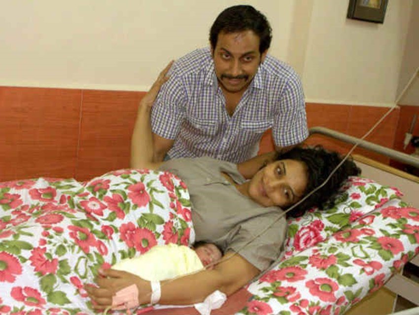 श्वेता  की बेटी का नाम सबाइना है। श्वेता मेनन की शादी मुंबई में रहने वाले त्रिचूर निवासी श्रीवाल्सन मेनन से हुई है।