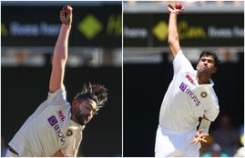 Siraj Washington Sundar Gabba India vs Australia