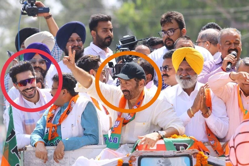 hema malini bjp, sunny deol deep sidhu