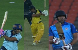 Syed Mushtaq Ali Trophy 2021, Shahrukh Khan, Baba Aparajith, Mahipal Lomror, Vishnu Solanki, Mangal Mahrour