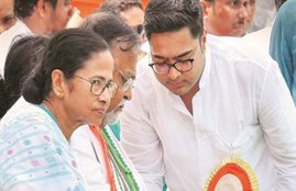 Abhishek Banerjee,Bengal Assembly Election 2021,BJP,tolabaj bhaipo,tolabaj bhaipo hatao,Report cards, mamta banerjee, PM Modi, TMC, BJP, Abhishek Banerjee, jansatta