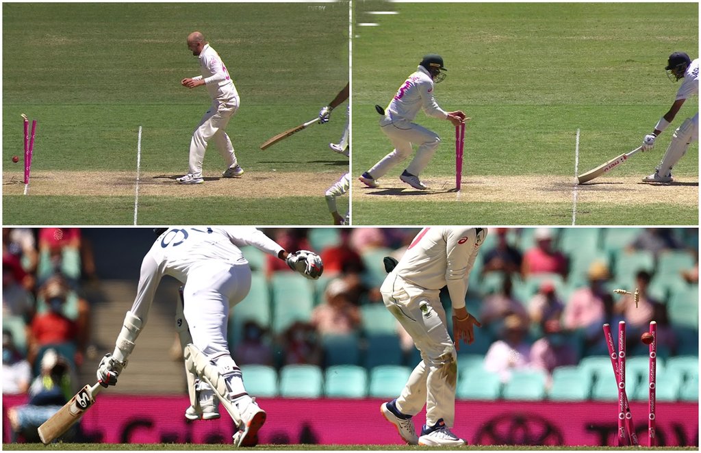Three Run Out India vs Australia