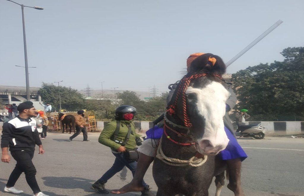 Tractor rally, farmers protest