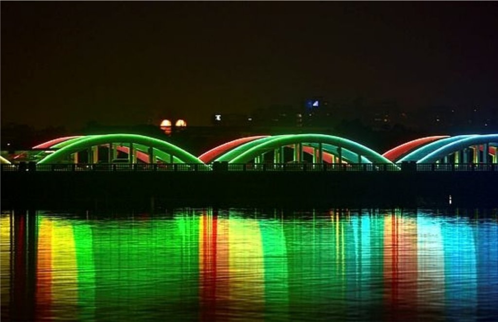 Chennai , Napier Bridge , New Year , 2021
