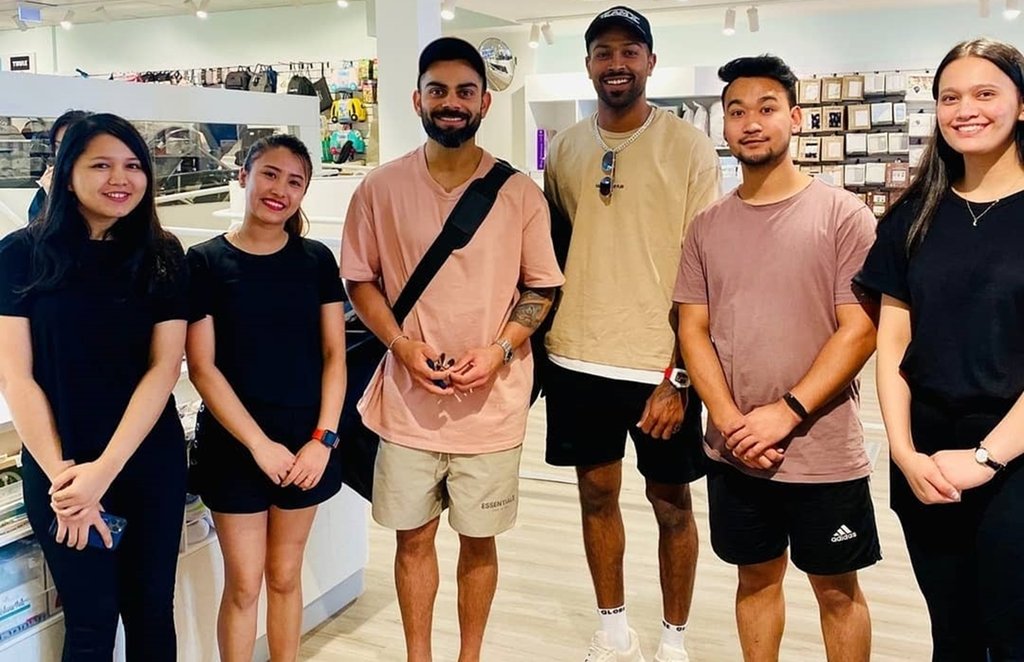 Virat kohli Hardik Pandya SCG Baby Village Corona Protocol