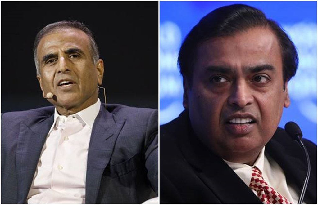 sunil mittal, airtel, mukesh ambani