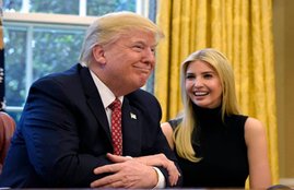 US President Donald Trump, Ivanka Trump