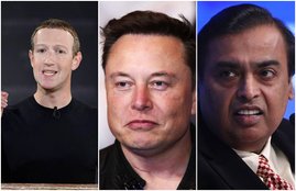 mukesh ambani, elon musk, mark zukarbarg