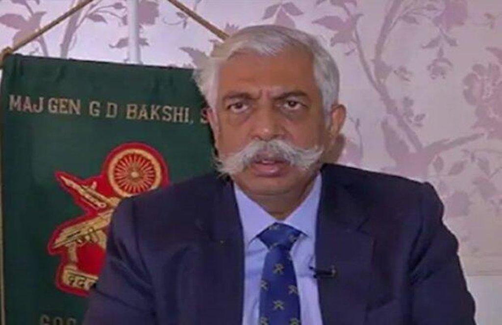 रिटायर्ड मेजर जनरल जीडी बख्शी