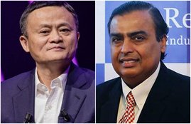 Mukesh Ambani, Jack ma, china
