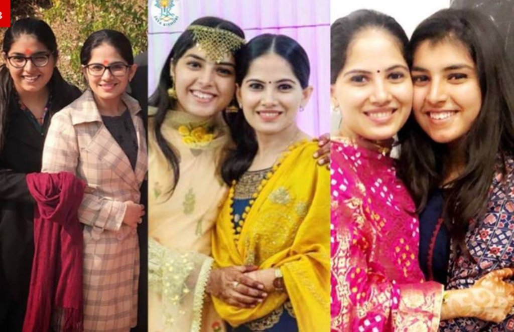 jaya kishori, chetna sharma, jaya kishori sister name