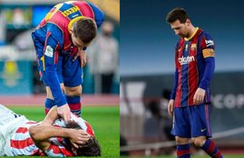Lionel Messi, Lionel Messi red card, Barcelona, red card, Super Cup