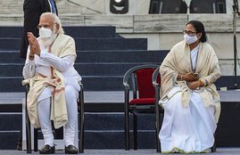 Narendra Modi, Mamata Banerjee, Bengal