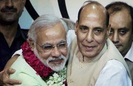 PM Narendra Modi, Rajnath Singh