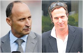nasser hussain Michael Vaughan India vs England