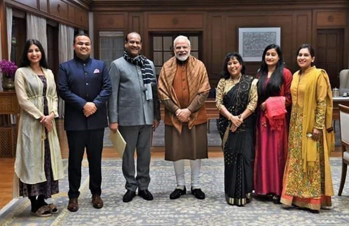 om birla wife, Om birla networth