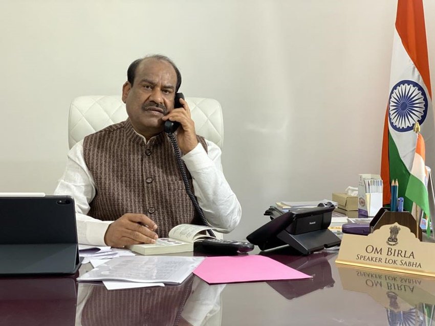 om birla wife, Om birla networth