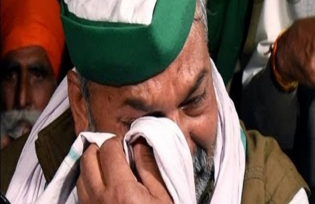 ravish kumar ndtv, rakesh tikait crying ravish kumar ndtv, rakesh tikait crying