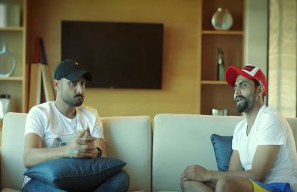 Ravindra Jadeja, Harbhajan Singh, interview, Youtube